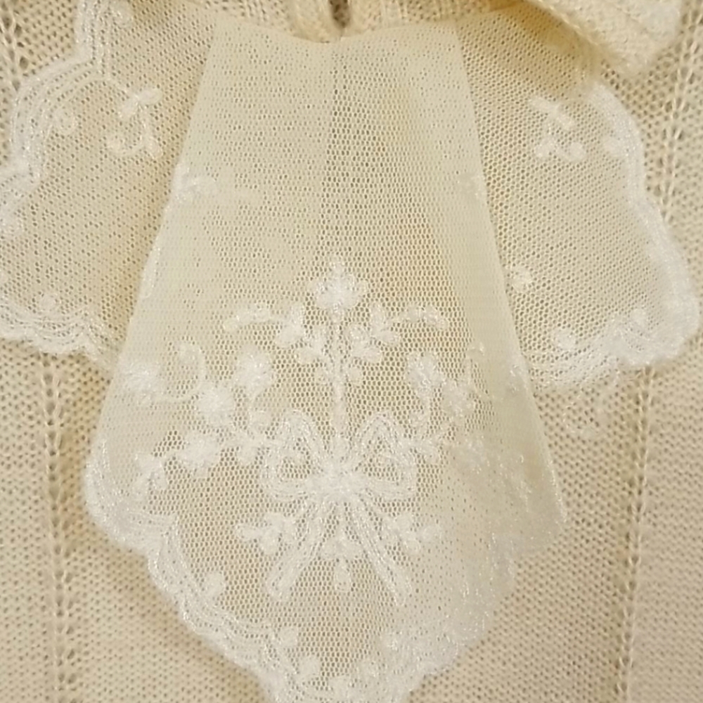 Rare Vintage Toppers sweater size S-cream - Picture 11 of 11